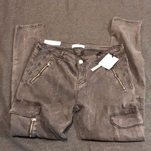 Zara The Army Cargo Skinny Pants